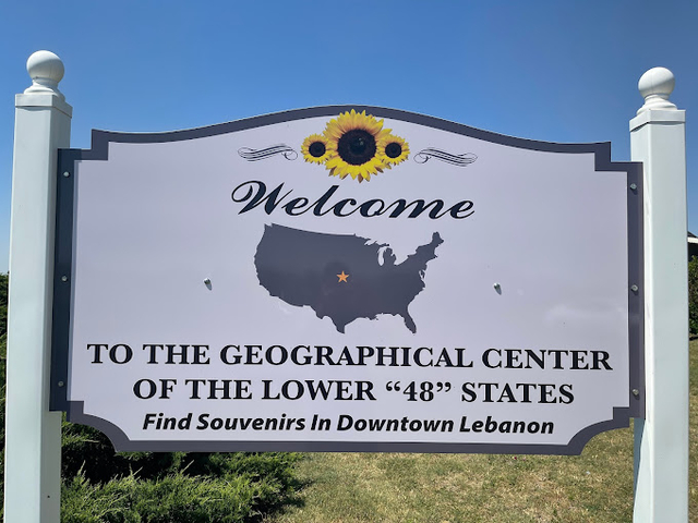 Where is The Geographical Center of The 48 States 