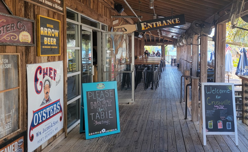Visiting Lee's Landing Dock Bar in Port Deposit, Maryland